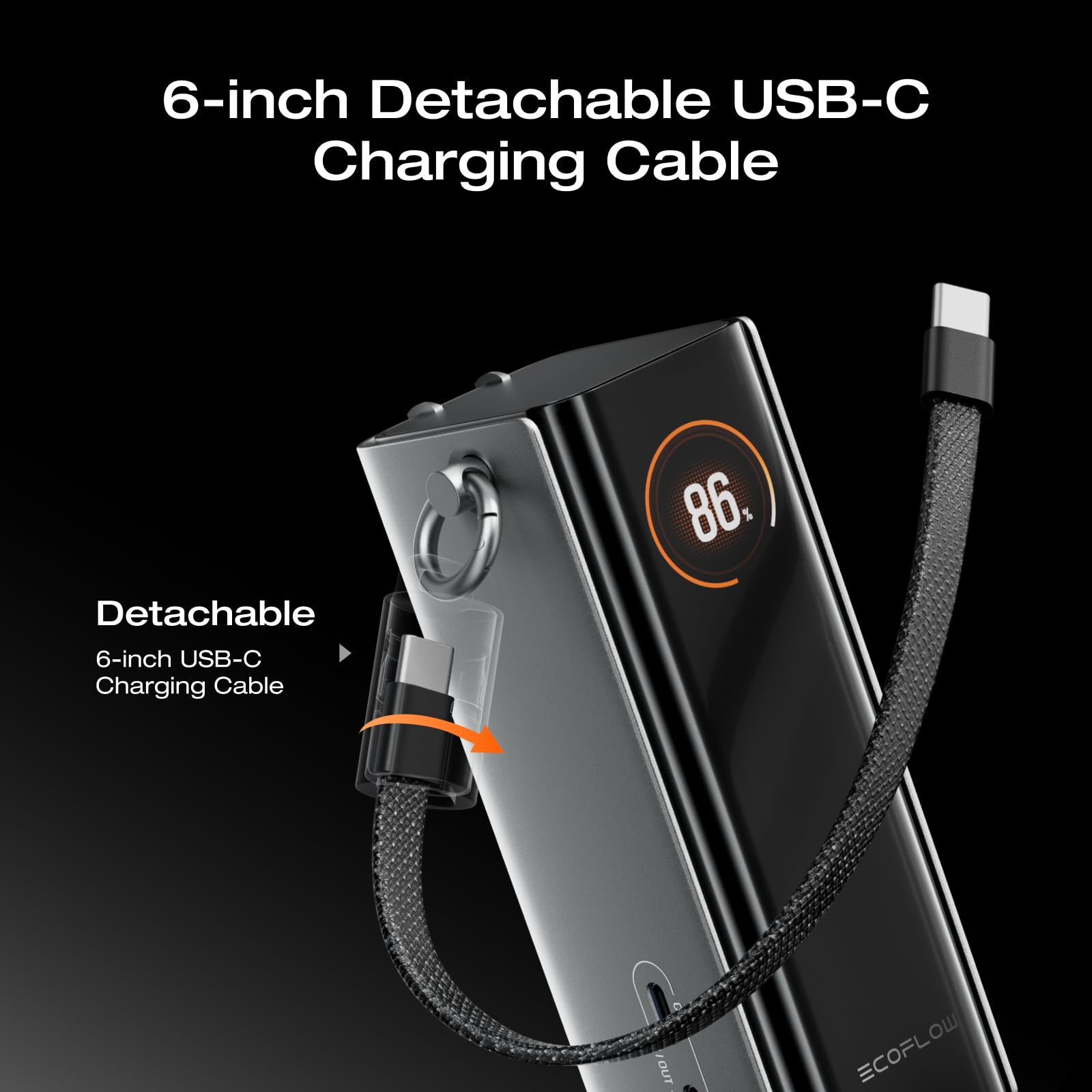 EF EcoFlow Rapid Pro 3-in-1 Power Bank, 10,000mAh Battery Pack